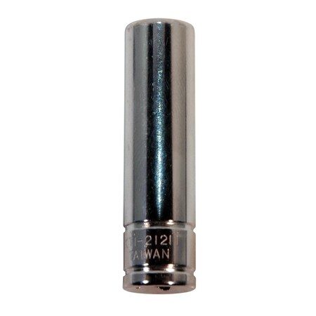 K-Tool International 1/4" Drive, 11/32" SAE Socket, 6 Points, Deep 6Pt, 1/4"Dr, 11/32 KTI-21211